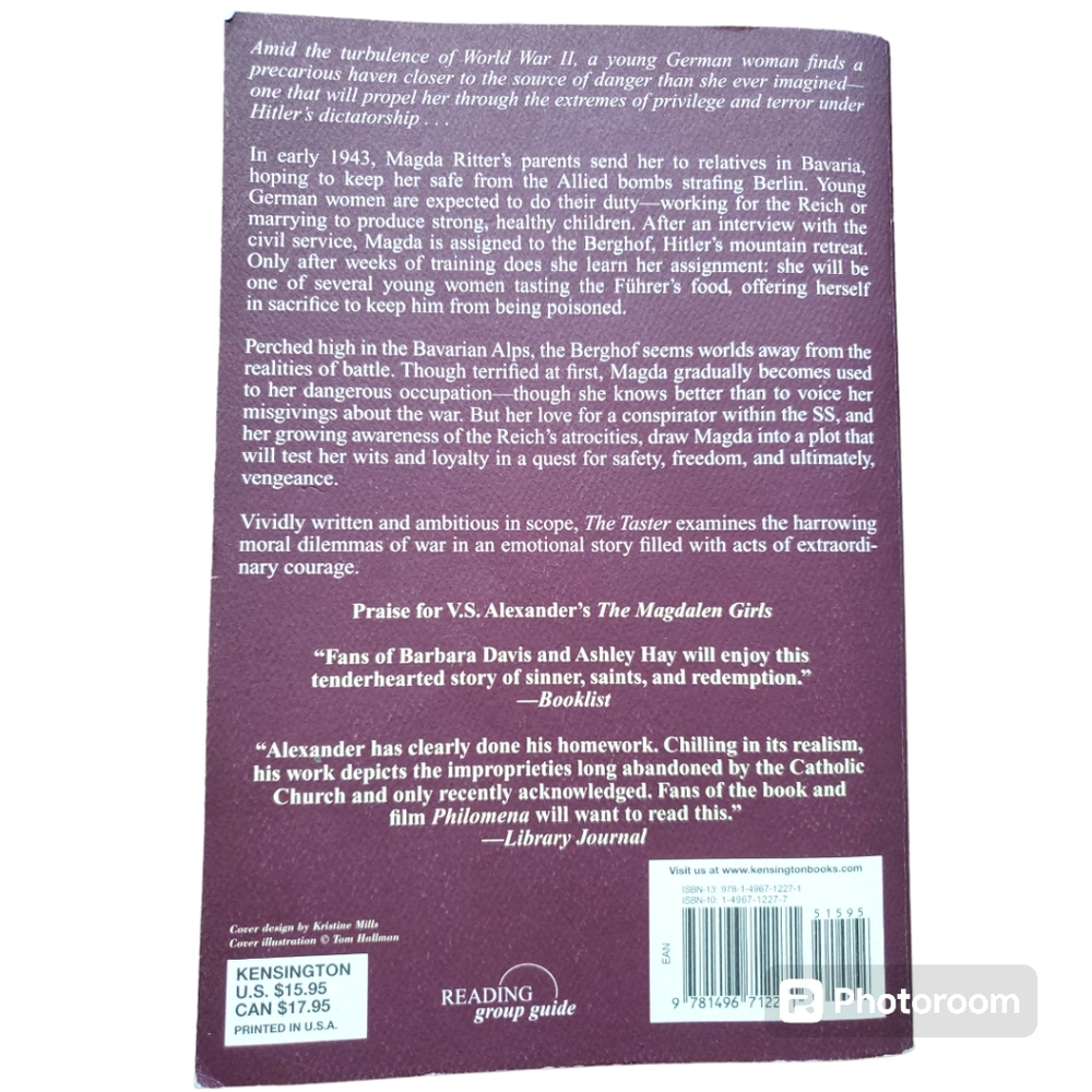 The Taster Paperback Book - Picture 2 of 7